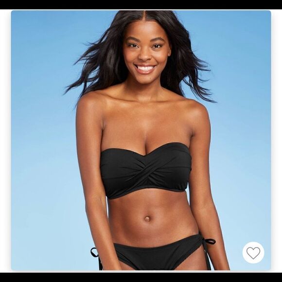 Kona Sol NEW bandeau bikini TOP Removable straps 16W & 18W - Picture 1 of 5